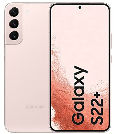 Samsung Galaxy S22+ Smartphone Android 5G 8Go RAM AI Display 6.6 Dynamic AMOLED 2X Fotocamera 50MP 4.500 mAh (Rose, 128 Go)