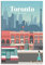 Canada Toronto Vintage-Reise-Poster, Poster, modernes Geschenk, Schlafzimmer dekorativ