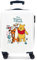 Disney Winnie The Pooh Kabinentrolley, weiß, 38 x 55 x 20 cm, Hartplastik, seitlicher Kombinationsverschluss, 34 l, 2 kg, 4 Räder