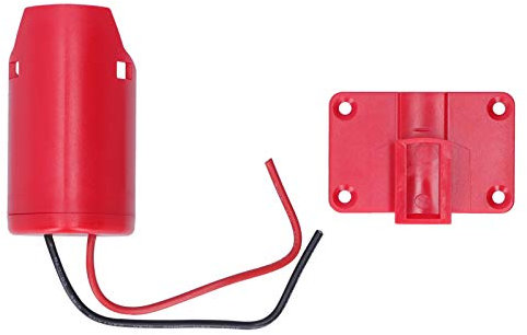 Battery Mount Adapter Power Connector Converter Fit For M12 Diy 2 Wiring Output Wheel Power Adapter Fit For M12 Dock Power Connector Gauge Robotic,Not Included Battery