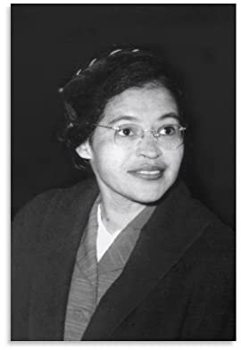 Amerikanische Frauen Aktivisten Rosa Parks Retro Poster Rosa Parks Retro Poster Malerei auf Leinwand Wandkunst Poster Scroll Bild Druck Wände Dekor Home Poster 40 x 60 cm