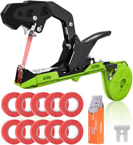 SWANSOFT B13 Legatrice per Piante Professionale, 420g Legatrice per Piante Pomodori, Manuale Leggera per Viticoltura