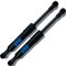 RhedexX® 2 Stück Gasdruckfeder 195mm/58mm/380N Metall Schwarz Ersatz für Kesseböhmer LIFT-O-MAT - Gasdruckdämpfer Küche Möbelklappen Stabilus Liftomat