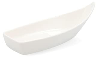Quid Select Mini Barco Porcelana 12,5cm Porcelana Apto Microondas Borde Fino