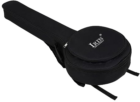 F Fityle Banjo-Taschen, wasserdichte Tasche für E-Gitarren, stoßfest, kratzfest, Hartschale für Banjo-Taschen, tragbare Saiten-Banjo-Taschen für Stimmgeräte