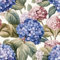 SOEWIOU 300 x 44,5 cm bunte Blumen, wasserfeste Tapete, Vinyl, blaue und rosa Hortensien, selbstklebendes Kontaktpapier für Zuhause, Schlafzimmer, Schränke und Küche, Dekoration