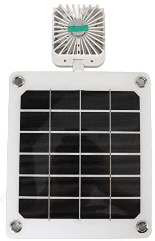 Panel Solar Portátil LiebeWH de 20 W, 5 V, Monocristalino, con Ventilador de Refrigeración de 10 W y Alta Eficiencia