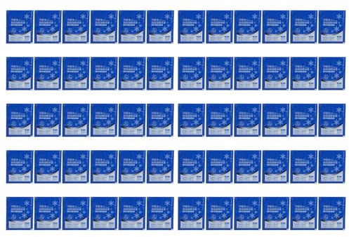 60 paquets de glace, packs de congélation professionnels auto-absorbants réutilisables double face, long temps de refroidissement, packs de glace polyvalents pour les blessures, (300ML)