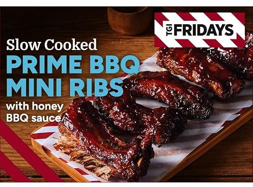 TGI Fridays Slow Cooked Prime BBQ Mini Ribs 350g