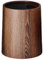 Wood Grain Trash Can Modern Household Garbage Container Waste Bin Portable Garbage Can For Kitchen Room Office Laundry Bathroom(15L)