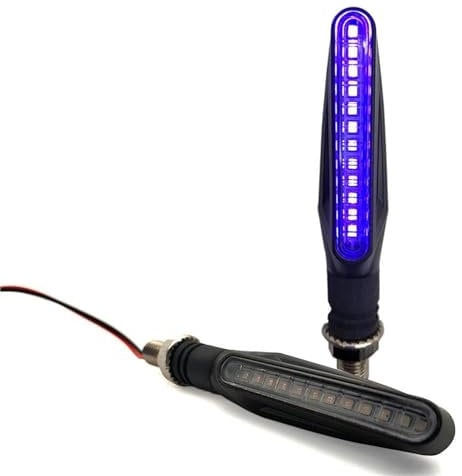 Indicatore Indicatori Di Direzione Per Motociclette Luci Di Direzione Lampeggianti Lampada Di Segnalazione Per Y&amaha BT1100 XJR400 MT10 FZ 09 07 6 FAZER 6R FZ8 MT125 Indicatori Di Direzione(VIOLA,2