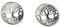 Lebensbaum Ohrstecker aus 925 Sterling Silber St. 24