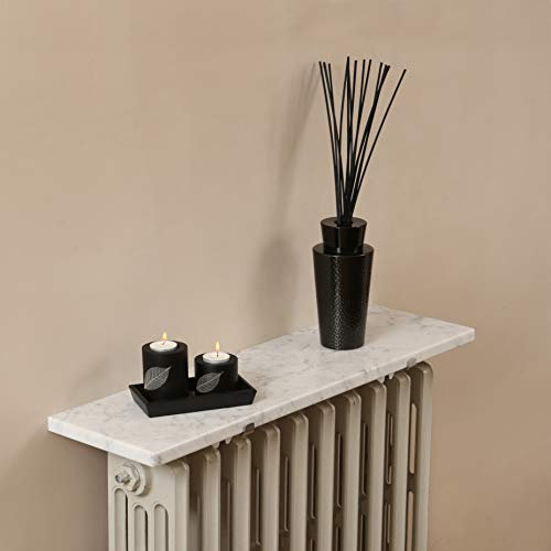 Linea Oggi Tablette DE RADIATEUR - L'INTEMPORELLE - MARBRE DE CARRARE Naturel - 20X80 EP 2 CM Poli