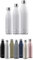 FLSK - Borraccia originale, in acciaio inox, da 750 ml, adatta per anidride carbonica, bottiglia termica (caldo per 18 ore e freddo per 24 ore), senza BPA, antiruggine, colore bianco (White)
