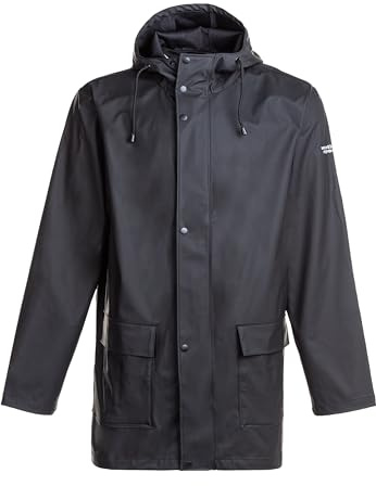 Weather Report Herren Regenmantel Torsten 1001 Black 2XL