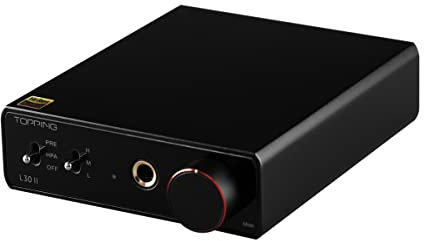 Topping L30II Amplificatore per cuffie Hi-Res, versione migliorata, colore nero