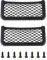2 Pcs Car Storage Net Bags Black Mesh Organizer Nets Elastic Nylon Smartphone Holders with Plastic frames for Auto and RV