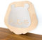 TROYSINC Kinderzimmer Wandspiegel, 3D Acryl Spiegel Aufkleber, Dekorative Kinder Spiegel mit Holz, Löwe Kinderspiegel, Blatt Mirror Wanddekor (Löwe)