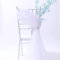 2 Stück Tüll Stuhlschleifen 150x200cm,Tüll Stuhlhussen Stuhl Schärpe Band Tüll Stuhl Band Schleifenband Stuhl Deko für DIY Handwerk Tutu Rock Hochzeit Weihnachten Party Zeremonie Dekor,Weiss