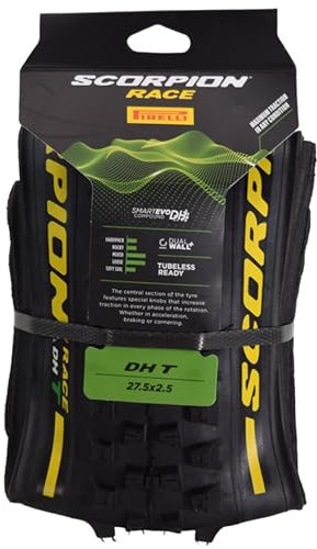 Pirelli Unisex – Erwachsene Scorpion RC DH T Fahrradreifen, Black, Einheitsgröße
