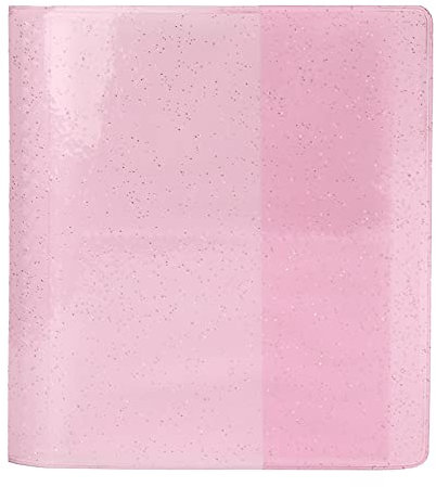 3-Zoll-Fotoalbum, 64 Taschen, Buchalbum, strapazierfähiges PVC-Material für Instax Mini-Serie für Fotos(Rosa)