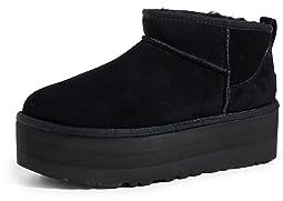 UGG Classic Ultra Mini Plateau-Damenstiefel, Schwarz, 42 EU