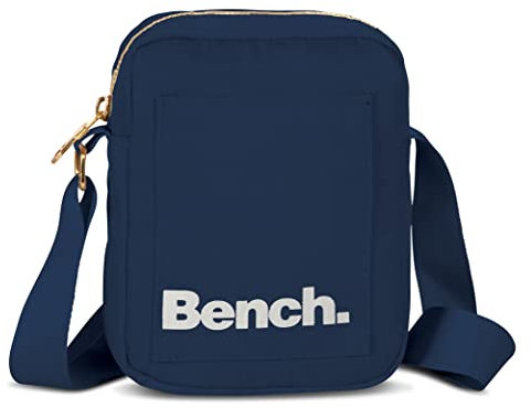 Bench City Girls Mini Bag - Marineblaue Unisex Umhängetasche, Crossbody-Tasche & Handtasche für Damen und Herren, 19x14x5 cm