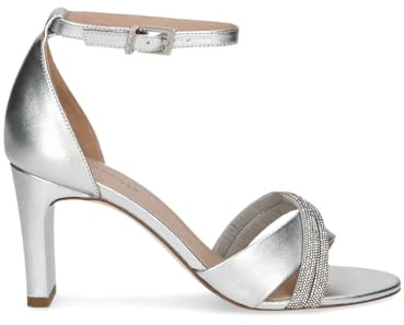 Peter Kaiser Damen - Sandaletten 78344 in Silber Glattleder