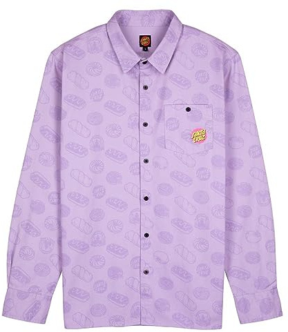 Santa Cruz Shirt Mc Coy Donut Hemd Herren Lavender, XL