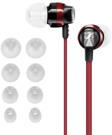 kwmobile 8X Ersatzpolster kompatibel mit Sennheiser CX 300S / CX 6.00BT / Momentum In-Ear - 4 Größen - Silikon Ersatz Ohrstöpsel In-Ear Kopfhörer - Polster