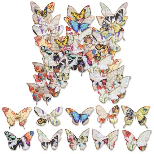46pcs Aufkleber für Scrapbooking Kleine Scrapbook Aufkleber Set, Journaling Bullet Junk Journal Supplies, Planer, Kid DIY Art Crafts, Laptop, Koffer (Stil-12)