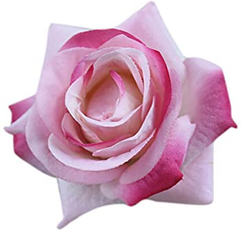 Haarnadeln Braut Haarnadel Broschen Dame Blumen Rose Elegant Große Clips Haarspange Schmuckset Mit Armband (Pink, One Size)