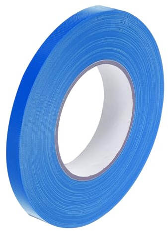 QUARKZMAN Gewebeband 12mm x 55m, Leicht reißbares, rückstandsfreies, nicht reflektierendes Klebeband für Buchbinder, Reparaturband für Buchscharniere, Sofa, Kabel, Bühnentuch (Dunkelblau)