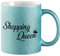 Huuraa Glitzertasse Shopping Queen Geschenk 330ml Blau Shopping Queen Präsent