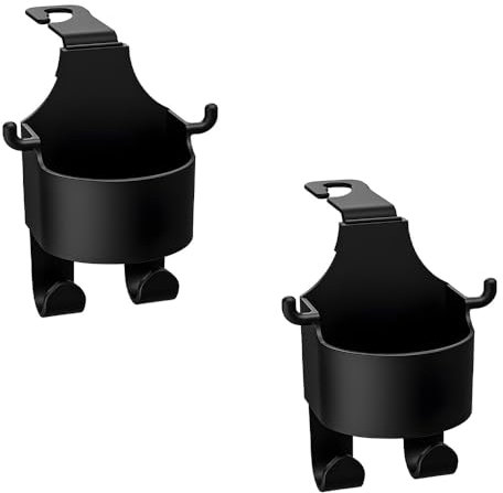 WSXCDE Getränkehalter Auto, für BMW E30 E34 E36 E39 E46 E60 E90 F30 2 in 1 Multifunktionaler Verstellbarer Auto Flaschenhalter, 360° Drehbar Getränke Halterung,2pcs