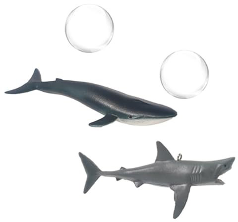 Wanfoou Aquarium Dekoration, 2 Stück Schwimmende Aquarium Dekoration, Kleiner Fish Aquarium Deko Harz Künstliche Fische Schwimmende Fisch Tank Dekorationen Aquarium Ornamente Landschaftszubehör