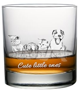KWCLTH Photo gravée personnalisée verres à whisky souvenirs personnalisés cadeaux texte d’image personnalisé verres à vin