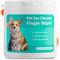 EcoEarth Premium Dog Ear Cleaner Wipes - 50 Pcs - Pet Ear Cleaning Finger Wipes - Pearl-Embossed Texture for Itchy Ear Relief & Infection Protection - Disposable Wipes for Wax & Dirt Removal