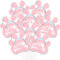 Luftballons mit Pfotenabdruck, 71,1 x 66 cm, große Hunde-Party-Folie, Pfotenballons mit Aufdruck Let's Pawty, für Haustiere, Hunde, Katzen, Kindergeburtstagsparty-Zubehör (Hund, Rosa, 4)