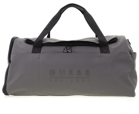GUESS Men Sondrio Duffle Bag, grau