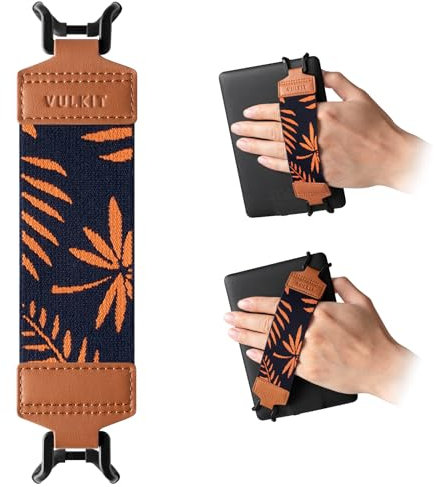 VULKIT Dragonne élastique pour Liseuses Kindle de 6 à 8 Pouces, Support de Poignée pour Tablette Kindle/Kobo/Voyaga/Sony Kindle, Dragonne Polyvalente à Haute élasticité Poignée Légère