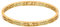 Manfnee Bracelet-jonc gracieux pour femme Cubic Zirconia Bracelets en acier inoxydable plaqué or Bracelet-jonc cadeau
