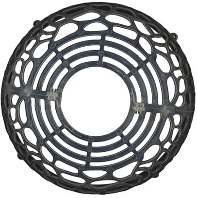 Baoblaze Pflanzenbodschützer Abdeckung schwebende Kugelwässerungsausrüstung atmungsaktive Blumenkappe für Phalaenopsis Staghorn Farn, Grau