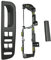 Asyduey 3 Uds Color Negro para Golf 4 Manija de Puerta Interior Interruptor Elevador Soporte Tapas de Base 1J1 8671793B1 867 171 e 3B0867175
