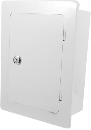 HOMSFOU Kasten Telefonanschlussdose Draht Wetterfeste Elektroboxen Stecker Kabel Wasserdicht Auslauf Steckdosenleiste Sicher Anschlüsse Elektronisch W-lan Kaltgewalzte Stahlplatte