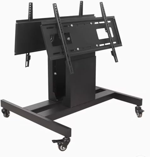 Kanduo Meuble TV à roulettes Support de moniteur bas for téléviseurs de 32 à 65 pouces - Support de montage mobile for téléviseur - Support de montage mobile for téléviseur pouvant accueillir deux (2)