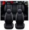 XINYUNFEI Auto Sitzbezüge Sets FüR Audi A4 Avant 2017 2018-2021, Leder Auto Schonbezug Full Set Sitzbezug, Auto Sitzbezüge Airbag Kompatibel, Wasserdicht Sitzbezug Auto Zubehör(All Black)