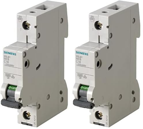 Siemens 5SL6132-6 Disjoncteur 1 pôle 32 A 230 V, 400 V (Lot de 2)