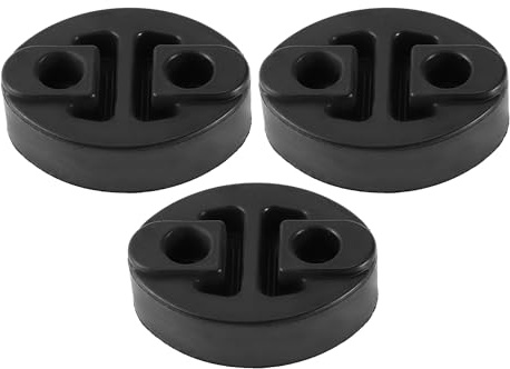 REPAIROCK 3pcs Exhaust Pipe Rubber Bracket Hanger for Toyota Aygo 1.0 2005-2014 2-holes Muffler Exhaust Insulator 175650Q010
