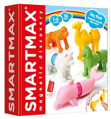 SmartMax - Meine ersten Tiere weltweit, magnetisches Entdeckungsset, Alter 1-5 Jahre